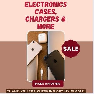 Phone cases, chargers, and more.